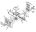 Sony CFS-1035 cabinet section (2) diagram