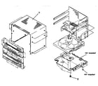 Sony HCD-241 cabinet section diagram