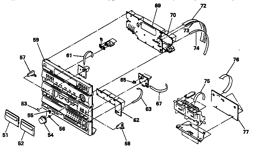 Front panel section