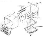 Sony HCD-441 cabinet section diagram