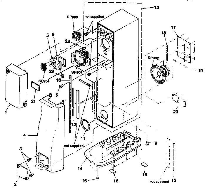 R SPEAKER ASSEMBLY