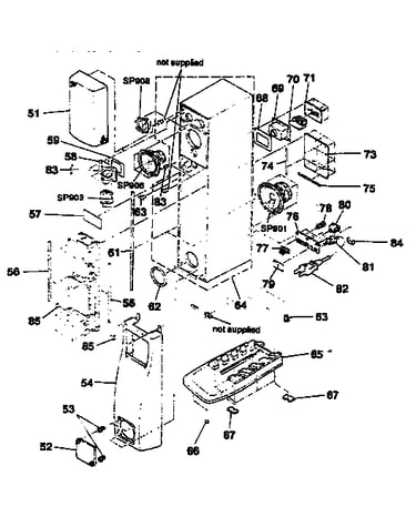 L speaker assembly