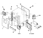 Sony SA-W541 cabinet section diagram