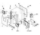 Sony SA-W542 cabinet section diagram