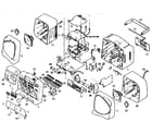 Fisher PHD380 cabinet & chassis diagram