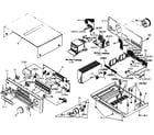 Panasonic SUG95 cabinet parts diagram