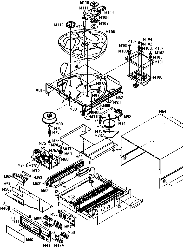 Cd assembly