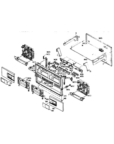 Cassette deck assembly