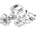 RCA RP9780A cabinet assembly diagram