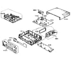 Samsung CXB1322 vcr instrument assembly diagram