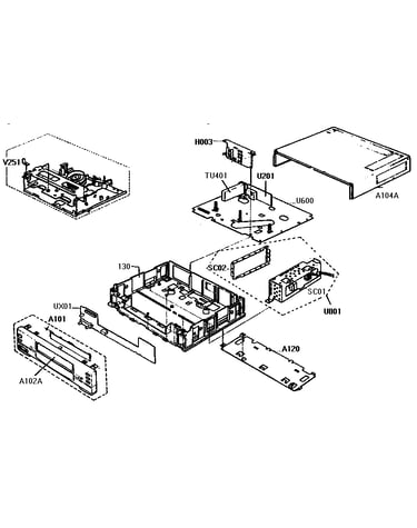 Vcr instrument assembly