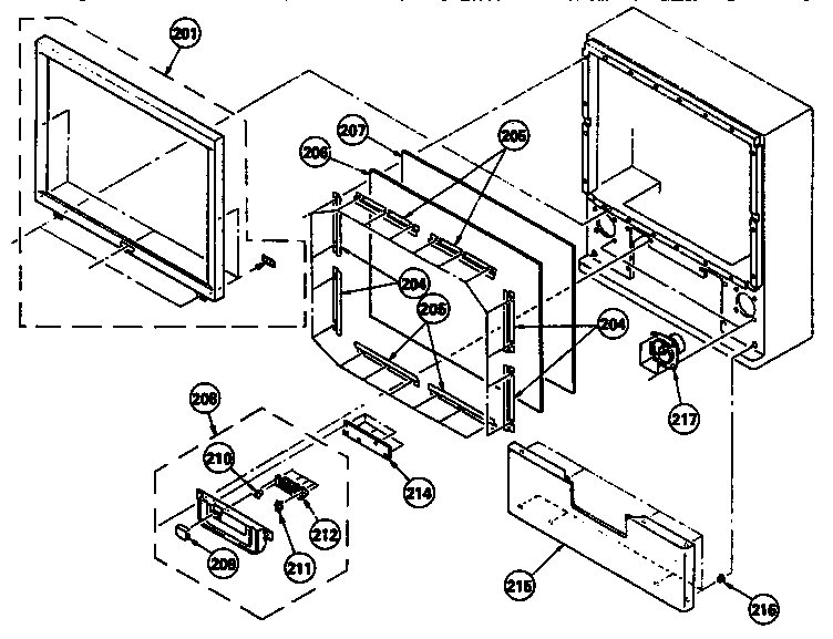 Screen and control panel