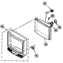 Sony KV-27S15 picture tube diagram