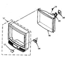 Sony KV-32S10 picture tube diagram
