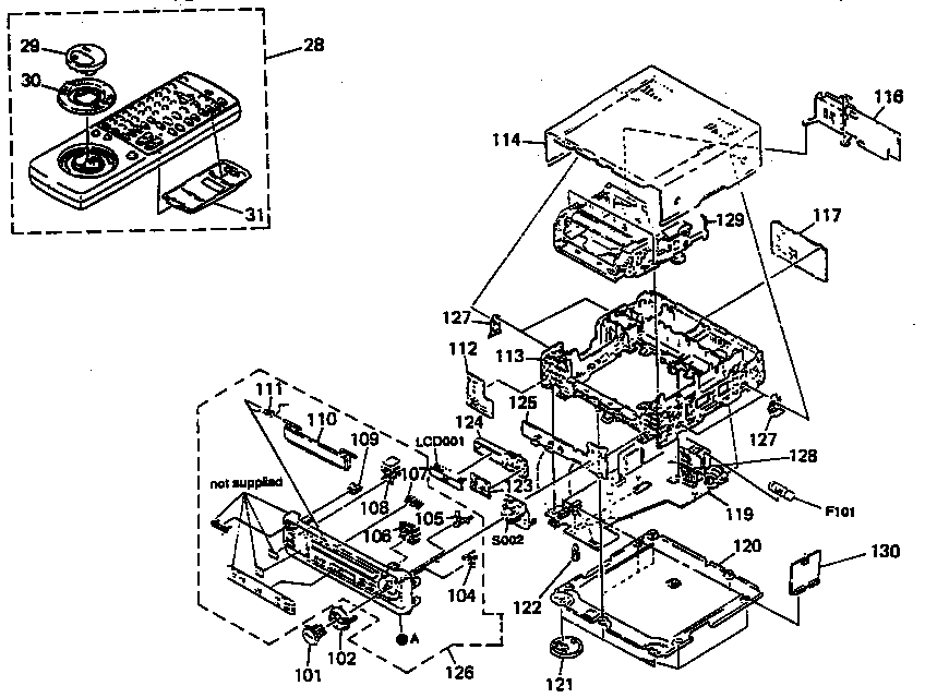 Front panel/chassis