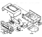 Sony STR-D515 front panel section diagram