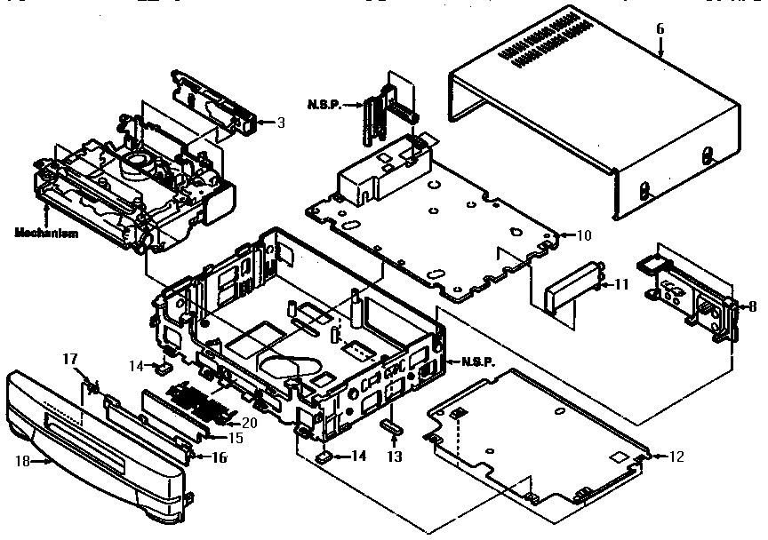 Cabinet parts