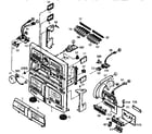 Fisher TAD994 front panel assembly diagram