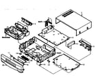 Sanyo VHR5215 cabinet parts diagram