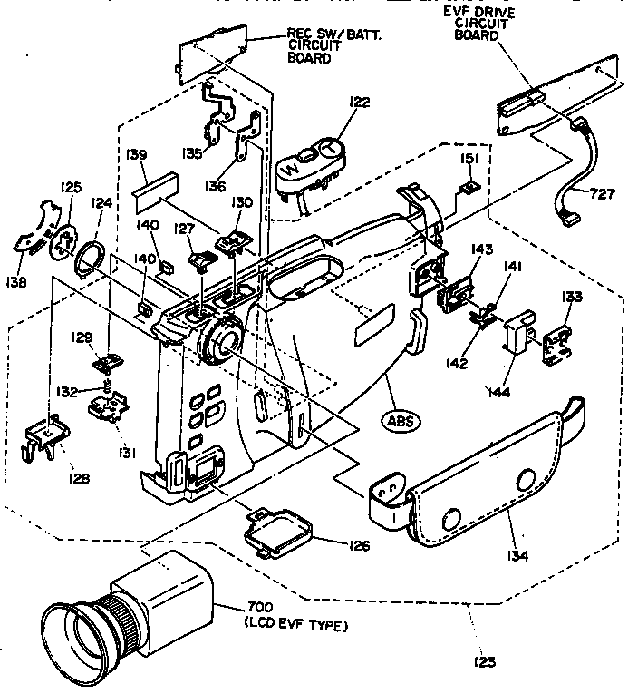 Cabinet parts, right