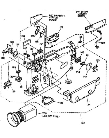 Cabinet parts, right