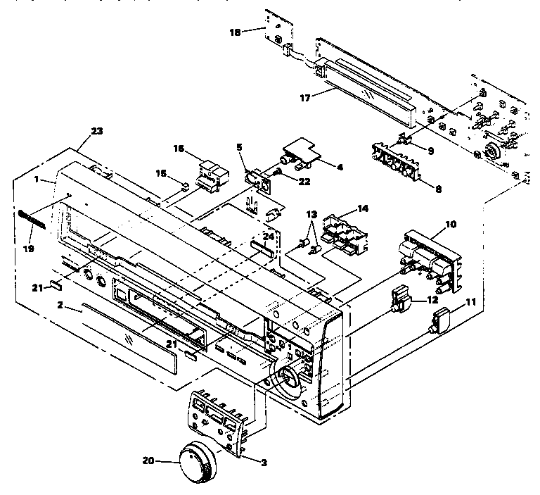 Front panel section