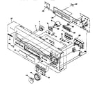 Pioneer CLD-D703 front panel section diagram