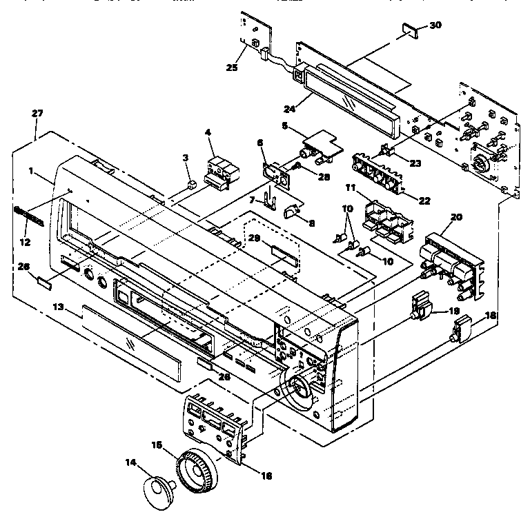 Front panel section