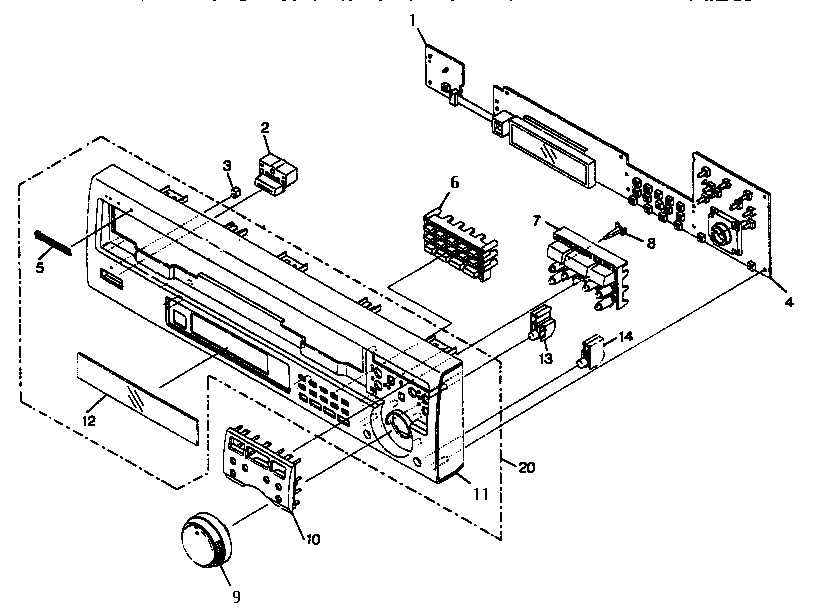 Front panel section