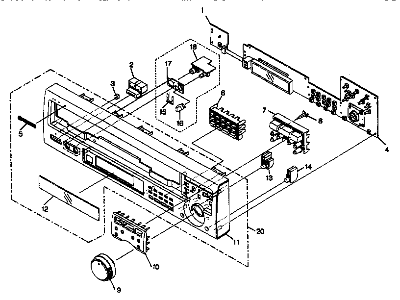 Front panel section
