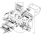 Pioneer SX203 front panel assembly diagram