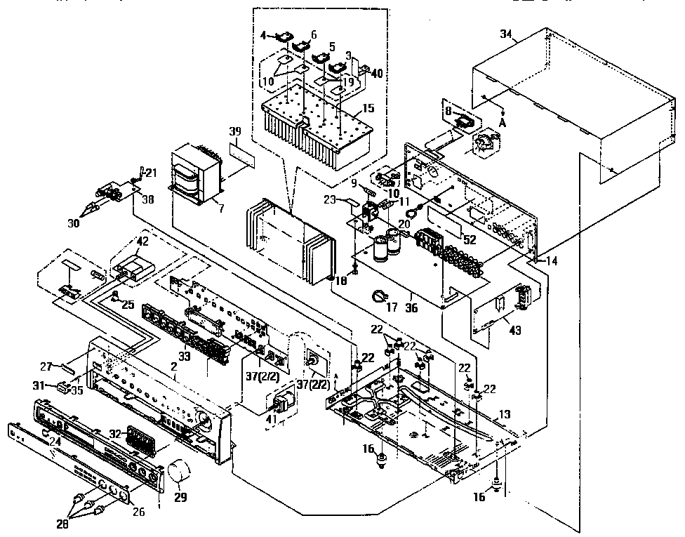 Front panel assembly