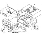 Sony STR-D715 cabinet section diagram