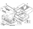 Sony STR-D915 cabinet section diagram