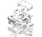 Yamaha RX-V480 front panel & cabinet diagram