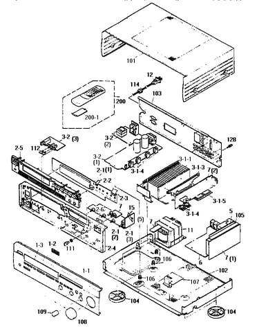 Front panel & cabinet