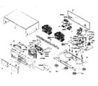Panasonic RS-TR575 cabinet parts diagram