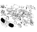 Panasonic RXDS15 cabinet parts diagram