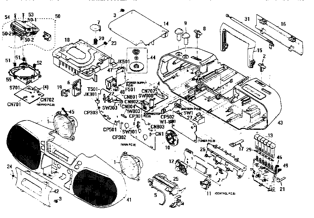 Cabinet parts