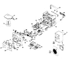 Panasonic RXDT640 cabinet assembly diagram