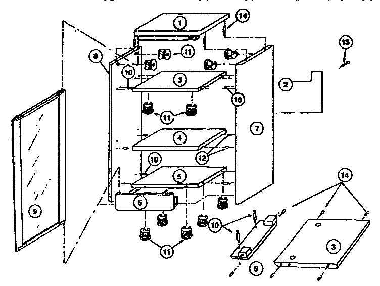 Audio rack assembly