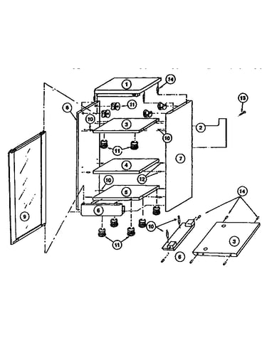 Audio rack assembly