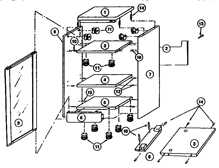 Audio rack assembly