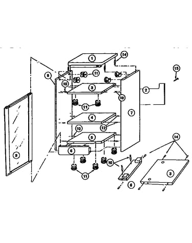 Audio rack assembly