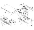 Panasonic STK55 cabinet parts diagram