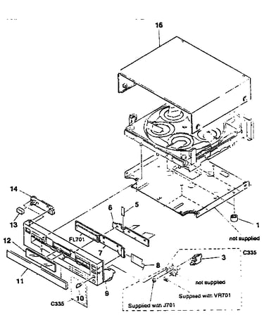 Front panel & cabinet