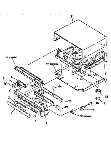 Front panel & cabinet
