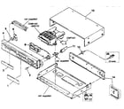Sony CDP-215 cabinet section diagram