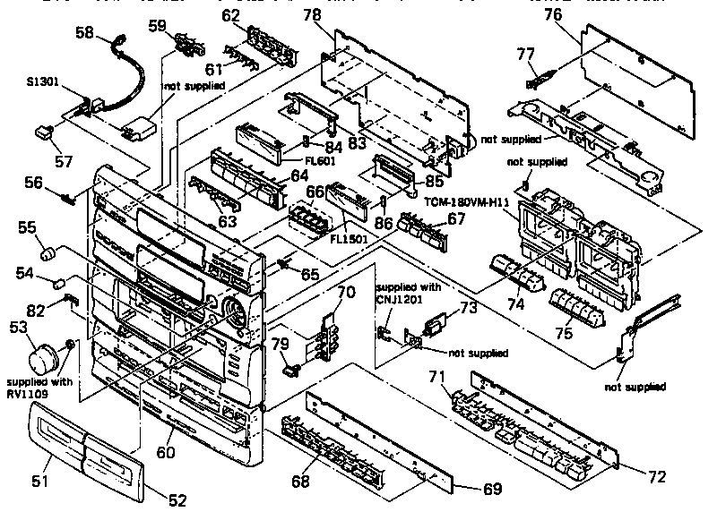 Front panel section