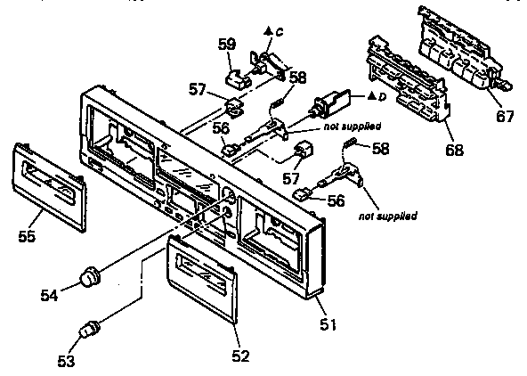 Front panel parts